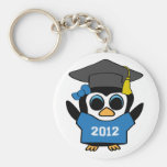 Girl Penguin Blue & White 2012 Grad Key Chains