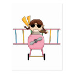 Girl Pilot T-shirts and Gifts Postcard