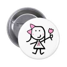 Girl & Pink Ribbon