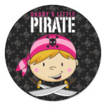 Girl Pirate Captain Sticker Sheet