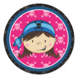 Girl Pirate Crewman Sticker Sheet