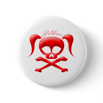 Girl Pirates Button by seonaidh