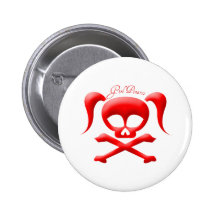 Girl Pirates Button