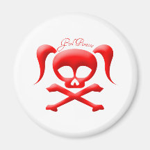 Girl Pirates Magnet
