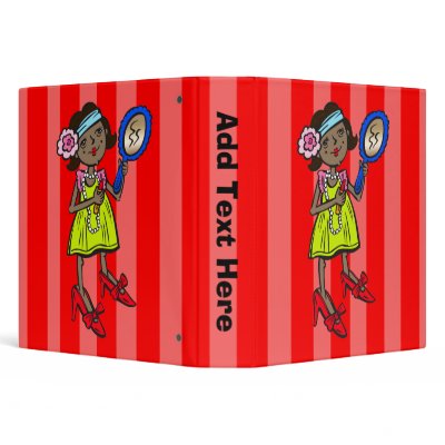 Girl Playing Dress Up Binders by kids_tshirts