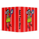 Girl Playing Dress Up Binders