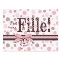 Girl Postcard FR