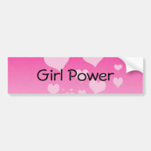 Girl Power Bumper Sticker