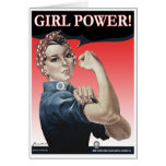 Girl Power Greeting Card