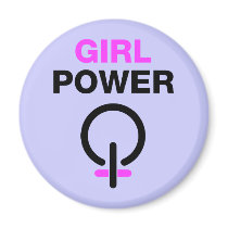 Girl Power Refrigerator Magnets