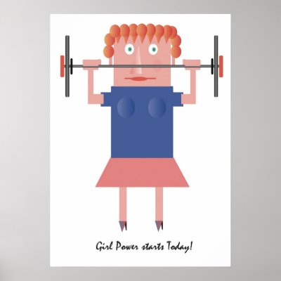 GIRL POWER POSTER FROM JIM MALTESE by quirkeeze