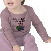 Girl Protect Our Earth Tshirts and Gifts