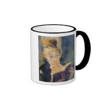 Girl Reading, 1874 Coffee Mug