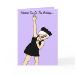 Girl Rock Star Birthday Greeting Cards