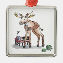 Girl Scout Moose Ornaments