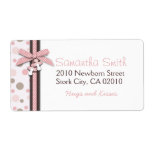 Girl Shipping Label