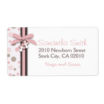 Girl Shipping Label