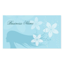 Girl Silhouette Business Cards