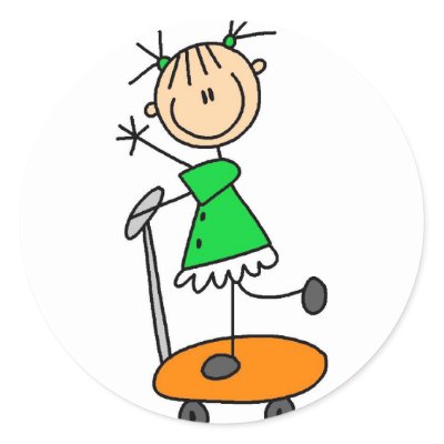 Girl Skateboarding Stickers Sticker by stick_figures