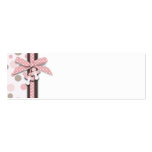 Girl Skinny Gift Tag 2 business cards