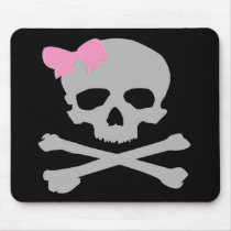 Girl Skull Mousepad