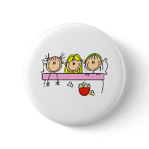 Girl Slumber Party Button