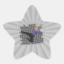 girl soccer goalie save stickers