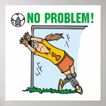 Girl Soccer Goalie T-shirts and Gifts Posters
