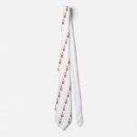 girl stepping on heart neck tie
