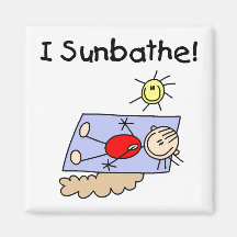 Girl Sunbather Magnet