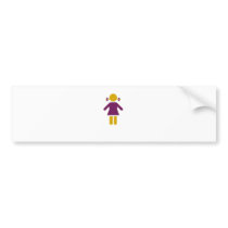 Girl - Super Girl Bumper Sticker