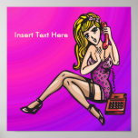 Girl Talk Print and Poster