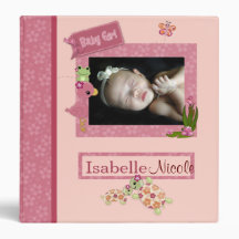 Girl TURTLE Once Upon a Pond 1.5in Baby Album Binder