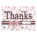 Girl TY Gift Tag Business Card Templates