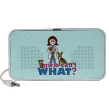 Girl Veterinarian Portable Speakers