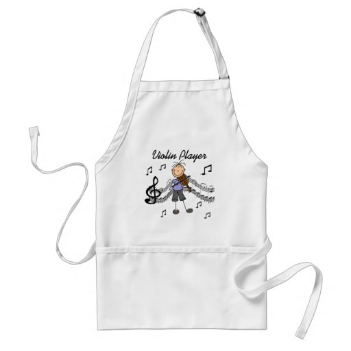 Girl Violin Player Tshirts and Gifts Aprons