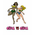Girl Vs. Girl Handball t-shirts
