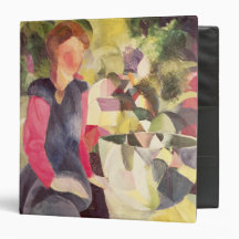 Girl with a Fish Bowl, 20th century Binder