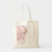 Girl with a golden earing bags