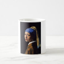 Girl with a pearl earring. By Johannes Vermeer Koffie Mok