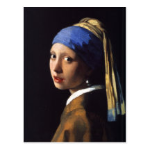 Girl with a pearl earring. By Johannes Vermeer Wens Kaart
