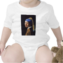 Girl with a pearl earring. By Johannes Vermeer Tee Shirts