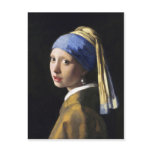 Girl with a Pearl Earring, Jan Vermeer Postcards
