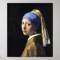 Girl with a Pearl Earring, Jan Vermeer Posters