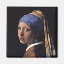 Girl with a Pearl Earring Magnet