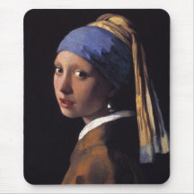 Girl with a Pearl Earring Mouse Pad