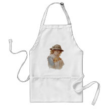 Girl with Baby Ducks Apron