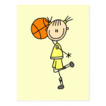 Girl With Basketball T-shirts and Gifts Postcard