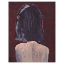 GIRL WITH BLACK HAIR FLYER