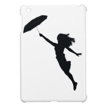 Girl with Black Umbrella iPad Mini Case